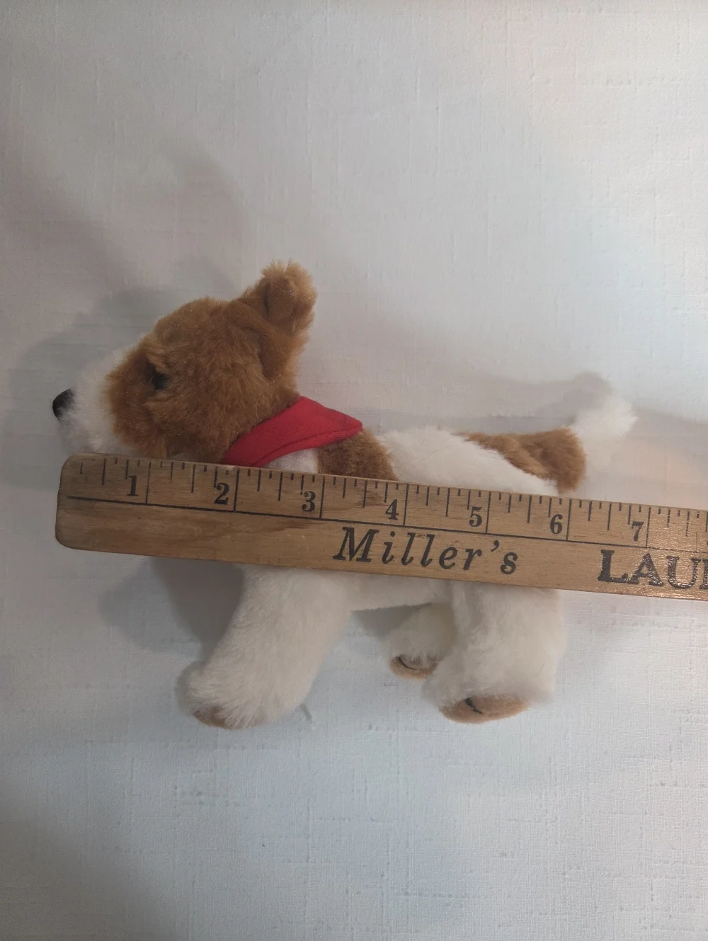 Build-A-Bear Small Fry Jack Russell Puppy Plush Dog Red Bandana Stuffed Animal
